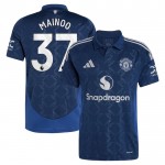 Günstige Fußballtrikots Manchester United Mainoo 37 Auswärtstrikot 2024-25 Kurzarm